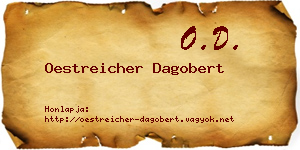 Oestreicher Dagobert névjegykártya